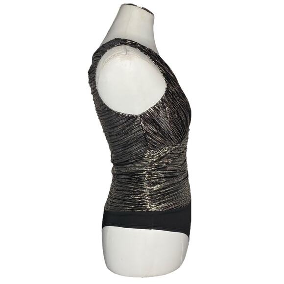 H:ours Aysm Bodysuit in Silver & Black size XS - Picture 6 of 12